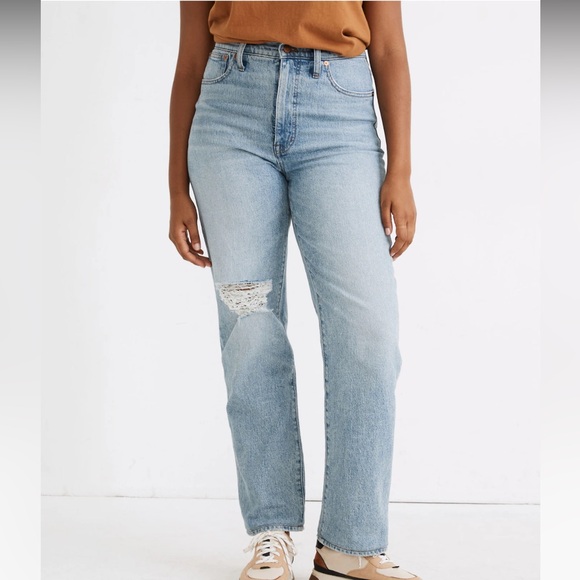 Madewell Denim - Madewell The Perfect Vintage Straight Jean in Reinhart Wash